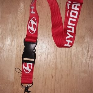 Brand New Hyundai Red Logo Lanyard